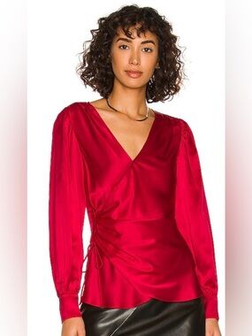 cinq a sept Dorothea Top in Raspberry NWT in small